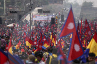 Pro- Monarchists Demonstration In Capital Kathmandu