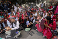 Teachers' In Nepal Continue Their Marathon Protest Demanding Legislative Amendments
