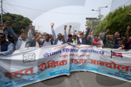Teachers' In Nepal Continue Their Marathon Protest Demanding Legislative Amendments