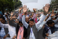 Teachers' In Nepal Continue Their Marathon Protest Demanding Legislative Amendments