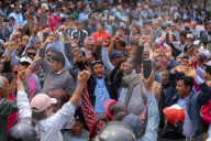 Teachers' In Nepal Continue Their Marathon Protest Demanding Legislative Amendments