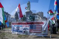 Anti-NATO Protest in Brussels During NATO Ministerial Week