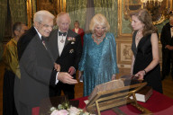 King Charles and Queen Camilla at Rome State banquet