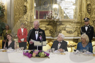 King Charles and Queen Camilla at Rome State banquet