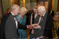King Charles and Queen Camilla at Rome State banquet