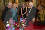 King Charles and Queen Camilla at Rome State banquet