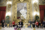 King Charles and Queen Camilla at Rome State banquet