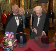 King Charles and Queen Camilla at Rome State banquet