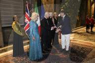 King Charles and Queen Camilla at Rome State banquet