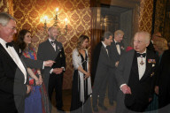 King Charles and Queen Camilla at Rome State banquet