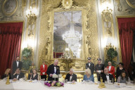 King Charles and Queen Camilla at Rome State banquet