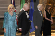 King Charles and Queen Camilla at Rome State banquet