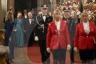 King Charles and Queen Camilla at Rome State banquet