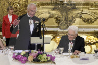 King Charles and Queen Camilla at Rome State banquet
