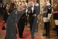 King Charles and Queen Camilla at Rome State banquet