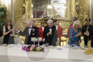 King Charles and Queen Camilla at Rome State banquet