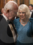 King Charles and Queen Camilla at Rome State banquet