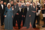 King Charles and Queen Camilla at Rome State banquet