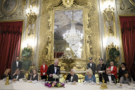 King Charles and Queen Camilla at Rome State banquet