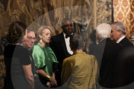 King Charles and Queen Camilla at Rome State banquet