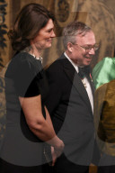 King Charles and Queen Camilla at Rome State banquet