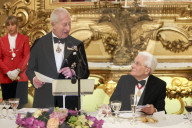 King Charles and Queen Camilla at Rome State banquet