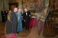 King Charles and Queen Camilla at Rome State banquet