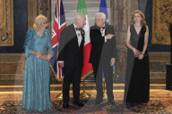 King Charles and Queen Camilla at Rome State banquet