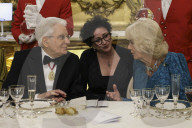 King Charles and Queen Camilla at Rome State banquet