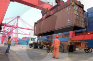 Ningbo, China's second largest cargo harbor