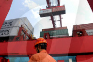 Ningbo, China's second largest cargo harbor