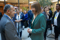 Rachel Reeves UK Chancellor of the Exchequer and the Finance Minister of India meet at the 13th India - UK Economic and Financial Dialogue