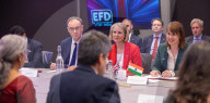 Rachel Reeves UK Chancellor of the Exchequer and the Finance Minister of India meet at the 13th India - UK Economic and Financial Dialogue