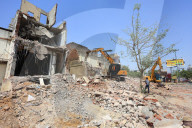 JDA Bulldozing Encroachment In Jaipur 