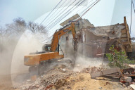 JDA Bulldozing Encroachment In Jaipur 