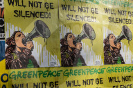 Protest Art In Support Of Greenpeace
