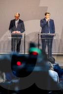 German Parties CDU/CSU and SPD Announce Agreement in Coalition Negotiations