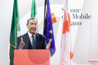 The Milan Furniture Fair Inauguration Ceremony During The Milan Design Week 2025 At Rho Fieramilano In Milan