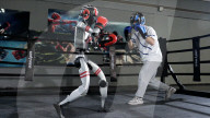 Robot boxers slug it out in the ring
