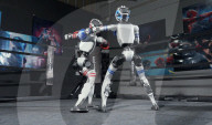 Robot boxers slug it out in the ring