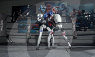 Robot boxers slug it out in the ring