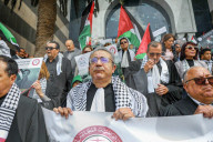 Tunisian Lawyers Protest Israeli War On Gaza In Tunis