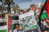 Tunisian Lawyers Protest Israeli War On Gaza In Tunis