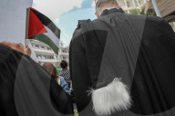 Tunisian Lawyers Protest Israeli War On Gaza In Tunis