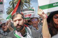 Tunisian Lawyers Protest Israeli War On Gaza In Tunis