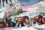Tunisian Lawyers Protest Israeli War On Gaza In Tunis