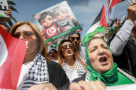 Tunisian Lawyers Protest Israeli War On Gaza In Tunis