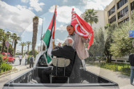 Tunisian Lawyers Protest Israeli War On Gaza In Tunis