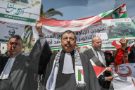 Tunisian Lawyers Protest Israeli War On Gaza In Tunis