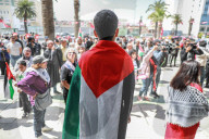 Tunisian Lawyers Protest Israeli War On Gaza In Tunis